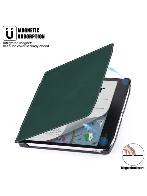 BOZHUORUI Чехол для Pocketbook Era 700 Era Color, Pine Green, зеленый, фото 3