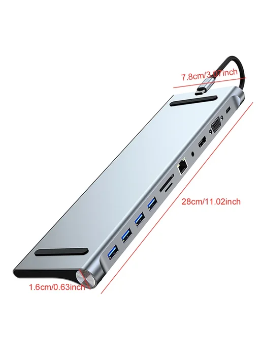Нет бренда Док-станция USB C 8 в 1, 11 в, 1 цв., фото 6