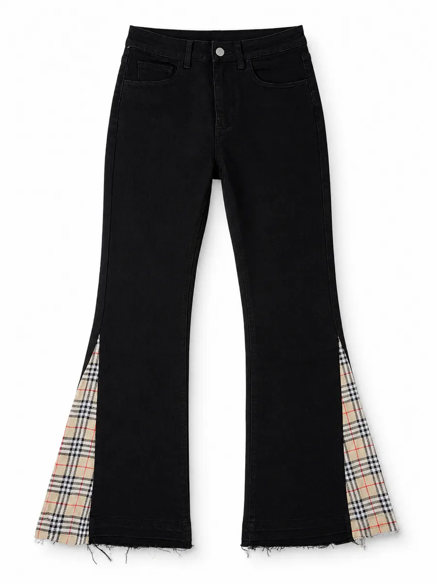 Джинсы BURBERRY клеш FLARED