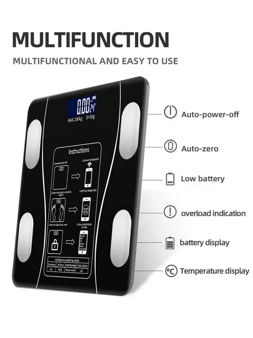 Umarat1701 Умные весы для анализа состава тела с Bluetooth, вариант, фото 6