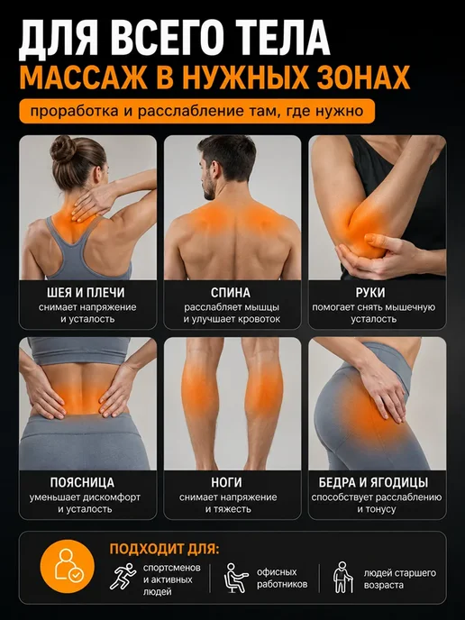 AZRA Массажер для тела перкуссионный пистолет, вариант, фото 3