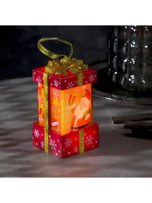 Luazon Lighting Новогодняя светящаяся фигура с Дедом Морозом, вариант