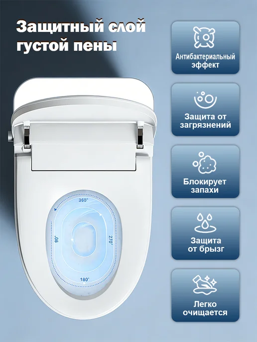MIYANO Умный унитаз 993EP-белый, белый, фото 5