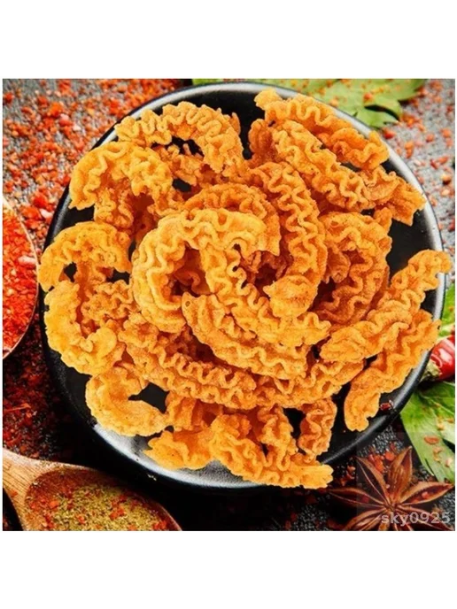 Чипсы пшеничные острые и мясистые, 6 пакетов, вариант, фото 2