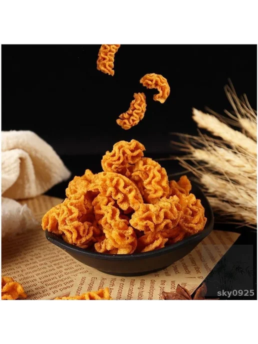 Чипсы пшеничные острые и мясистые, 6 пакетов, вариант, фото 3