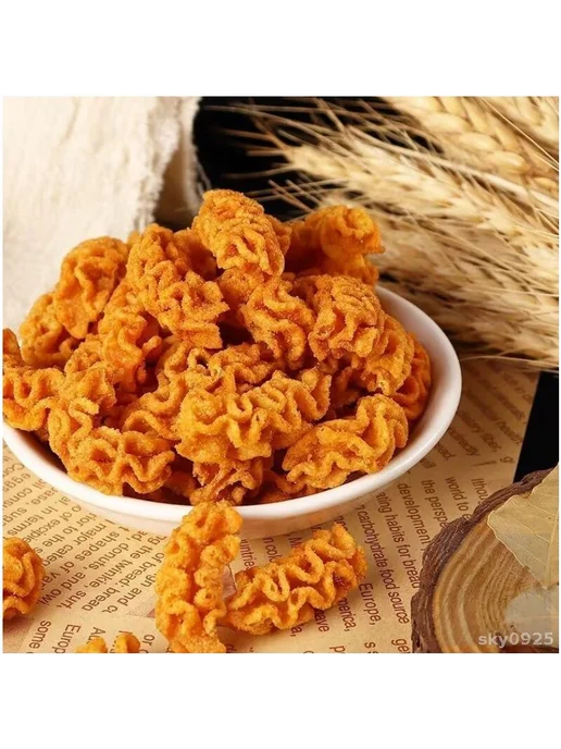 Чипсы пшеничные острые и мясистые, 6 пакетов, вариант, фото 4