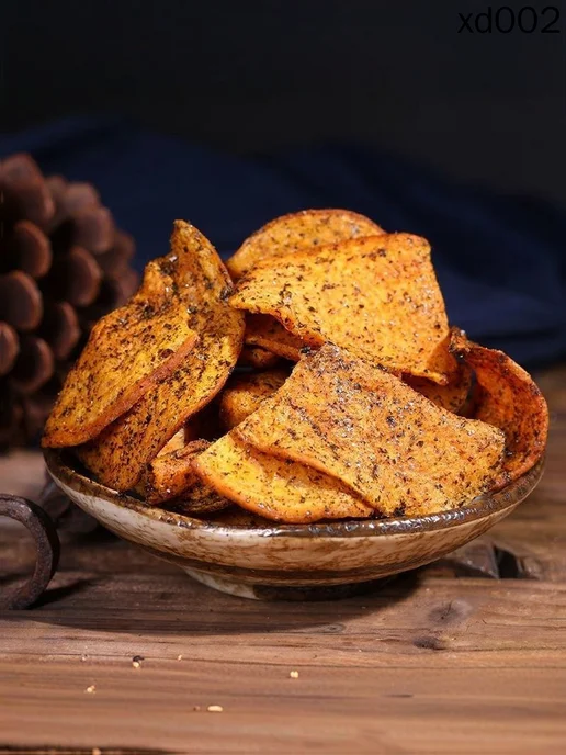 Чипсы из батата со вкусом нори, азиатская закуска, вариант, фото 3