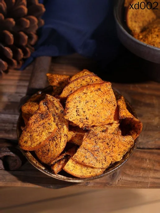 Чипсы из батата со вкусом нори, азиатская закуска, вариант, фото 4