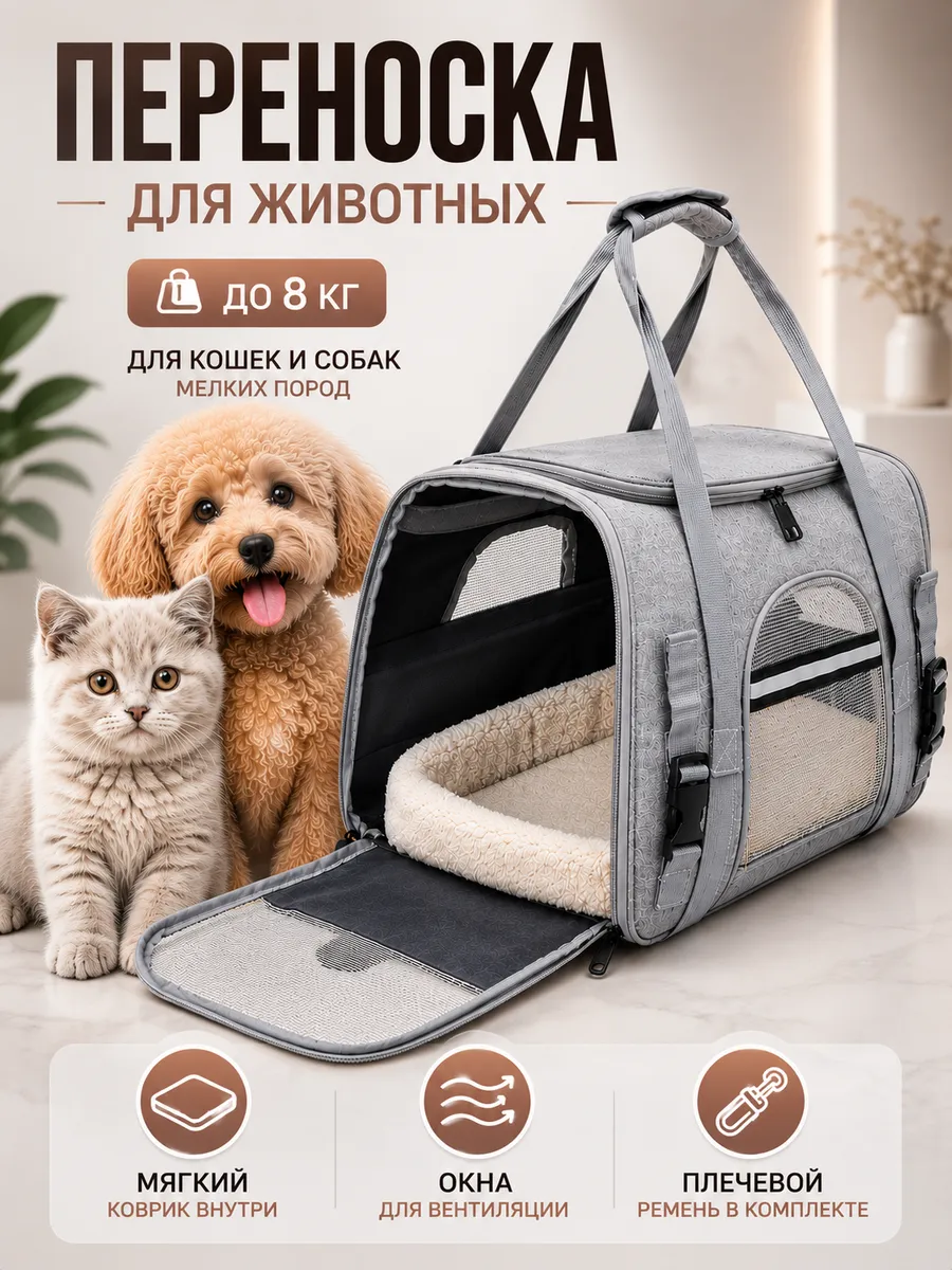 Переноска для кошек и собак