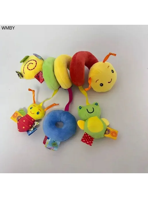 Подвесная спиральная игрушка-гусеница 0+, вариант, фото 8