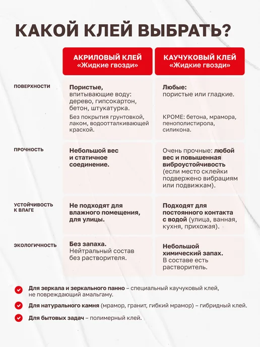 DOMOFOAM Клей жидкие гвозди каучуковый сверхпрочный прозрачный, 80 мл, фото 6