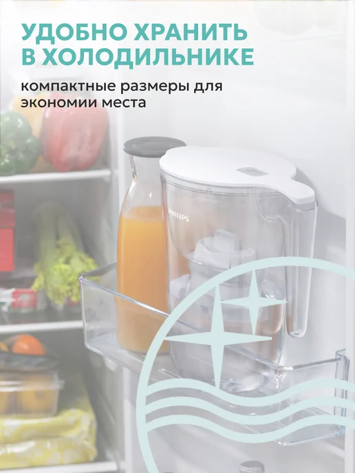 PHILIPS Фильтр для воды, кувшин 2.6 л, 3,4 л, фото 4