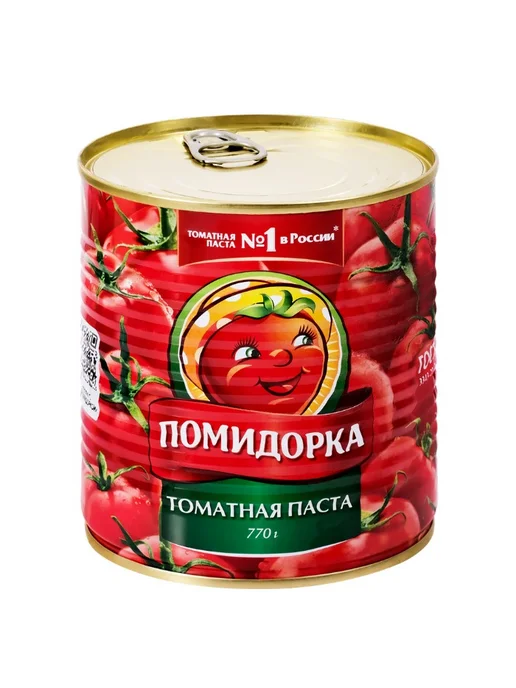 ПОМИДОРКА Паста томатная, 770 г, 6 шт, 770 г, 6 шт, фото 2