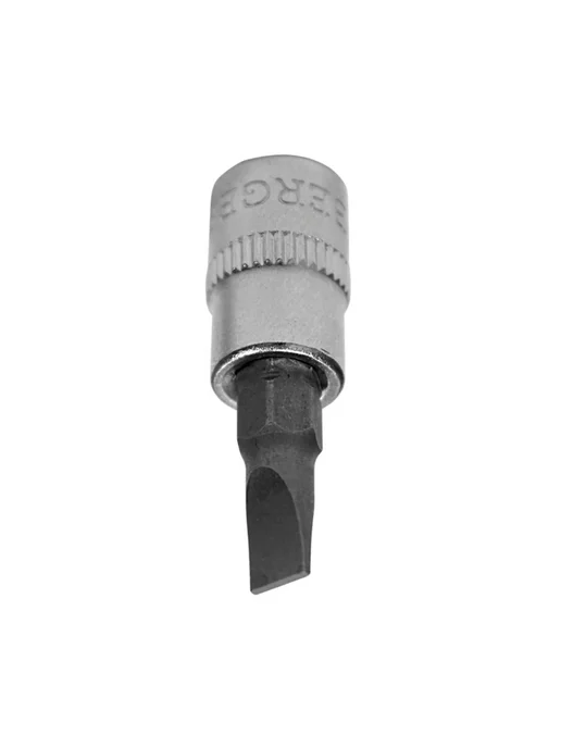 BERGER Бита-головка 1 4" Slotted SL3, серый