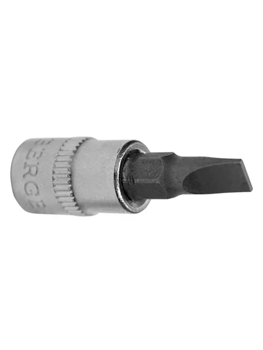 BERGER Бита-головка 1 4" Slotted SL3, серый, фото 2