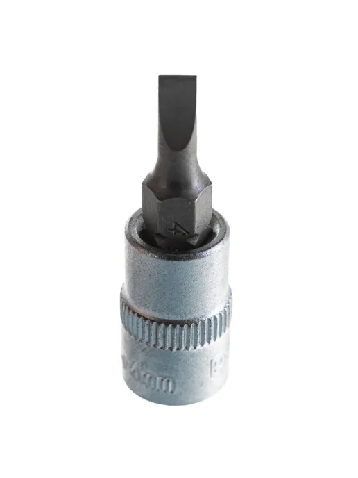 BERGER Бита-головка 1 4" Slotted SL4, серый