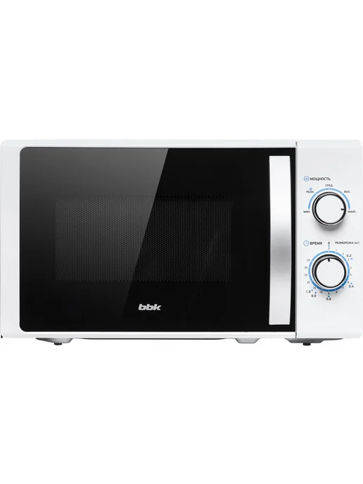 Микроволновая печь BBK 20MWS-711M/WS белый/серебро, 20 л