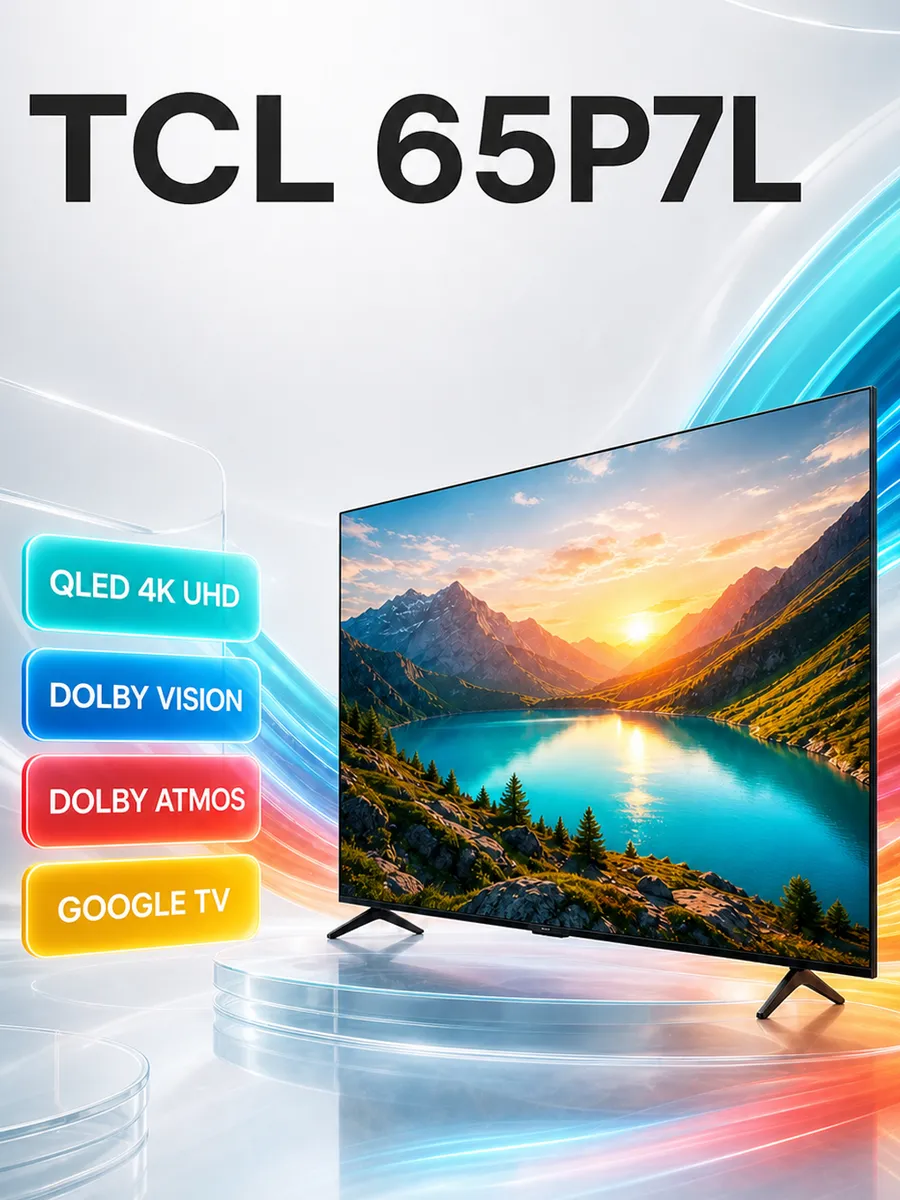 TCL Телевизор 65" 65P7L, черный
