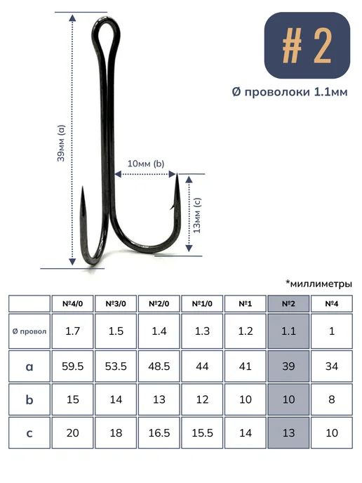 Вятские Джиги Крючки для рыбалки двойные №2, 25шт, 25 шт, фото 2