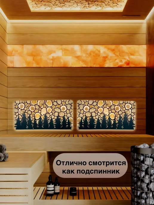 re_St Панно из можжевельника 30 80 с Елочками черные, черный, фото 2
