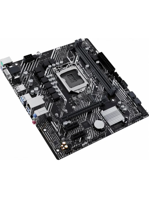 Asus Материнская плата H510M-E LGA1200 2*DDR4 Micro-ATX, черный, microatx