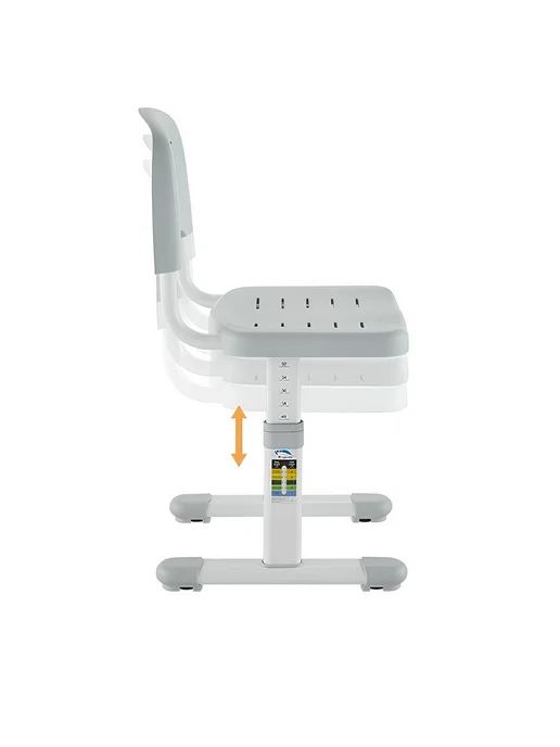 Ergosmart Парта детская растущая для школьника + стул B207EDU с чехлом, белый, фото 4