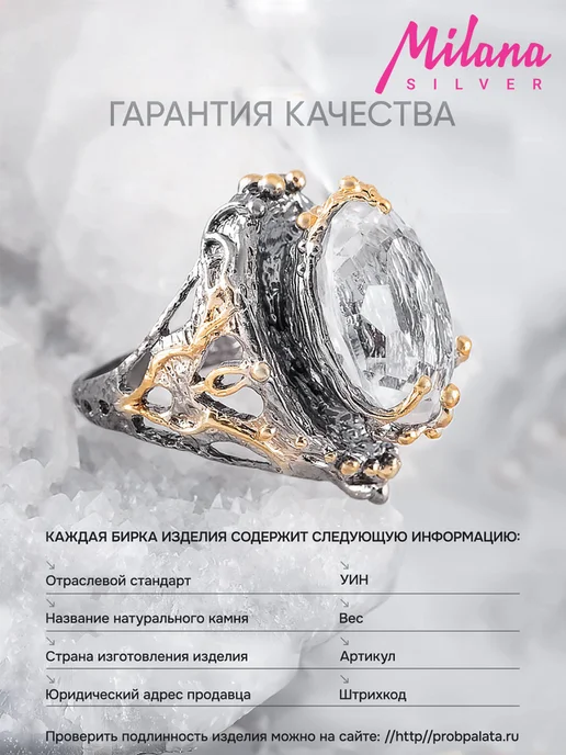 Milana silver Брошь серебро с родолитом, рубином, серебристый, фото 8