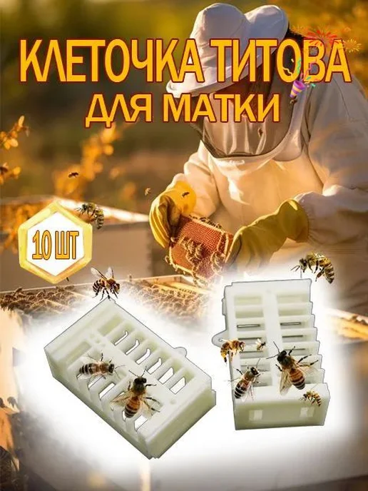 Пластиковые клетки для пчелиной матки, 10 шт, 10 шт