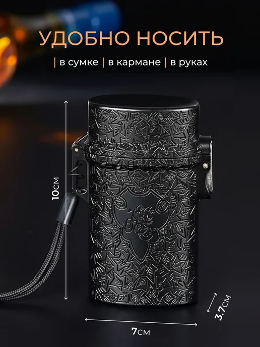 Портсигар металлический с ручной росписью Черный, черный, фото 3
