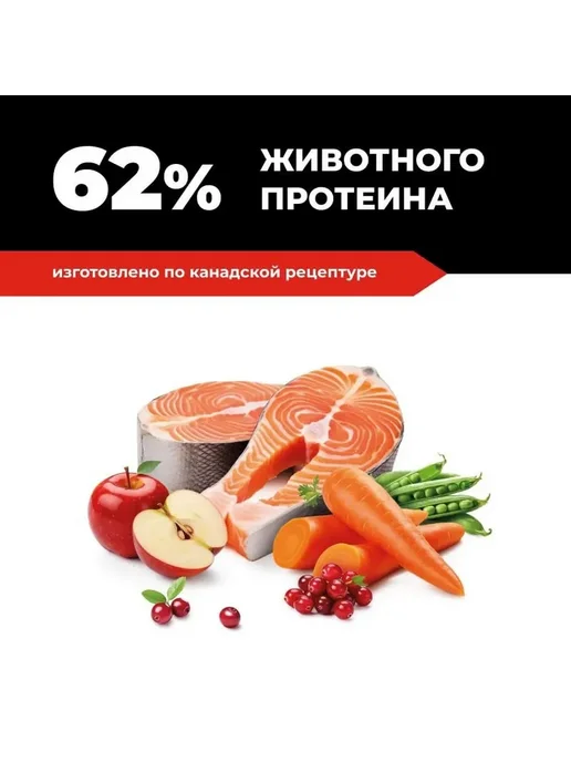 Сухой корм GO'KITCHEN Hair Skin для собак, лосось, 1,59 кг, фото 4