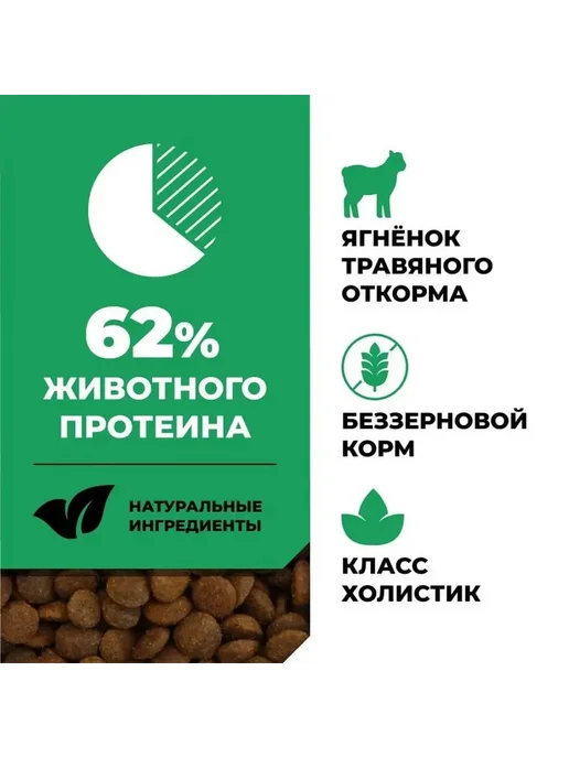 Сухой корм GO'KITCHEN Sensitivities для собак, ягненок, 1,59 кг, фото 6