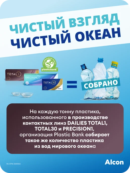 Alcon Контактные линзы Alcon DAILIES TOTAL1, 30 шт, -4.00 8.5 одно…, 30 шт, фото 4