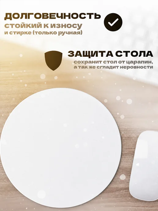 HIKOMORI Круглый коврик для мыши Абстрактная живопись, вариант, фото 5