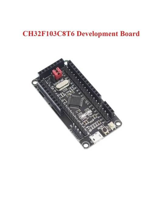 CH32F103C8T6 Development Board, Черный, Оранжевый, черный