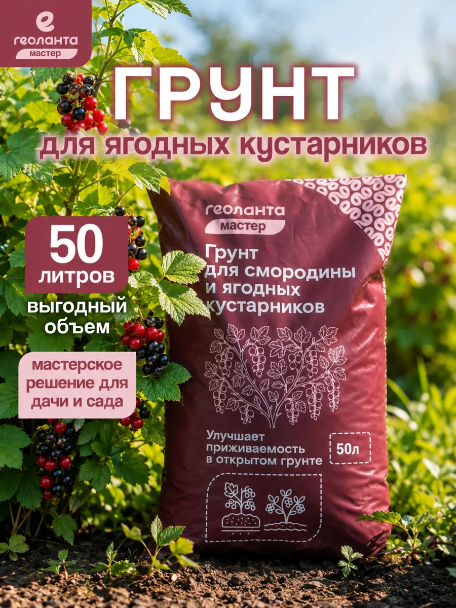 Грунт универсальный, земля для ягодных культур