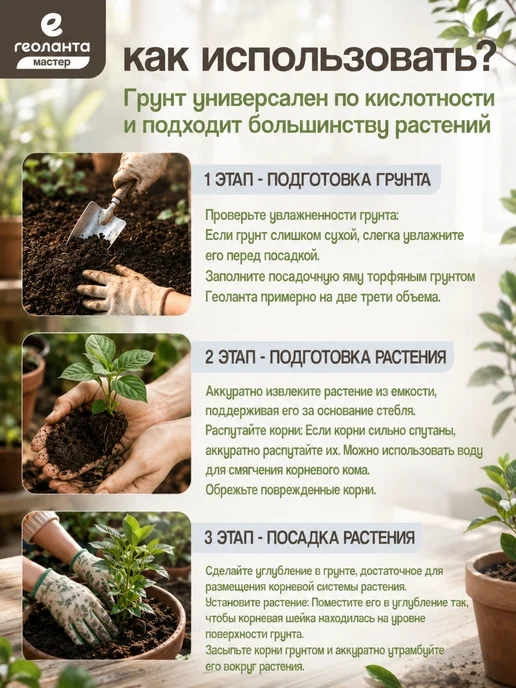 Земля для цветов комнатных, грунт 25 литров, Земля цветов комнатных торф, фото 6