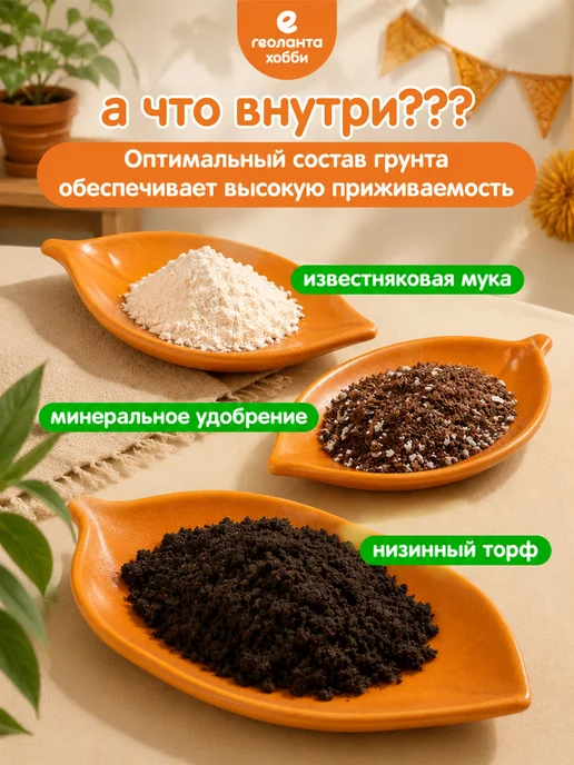 Земля для цветов комнатных, грунт 25 литров, 25 л, фото 4