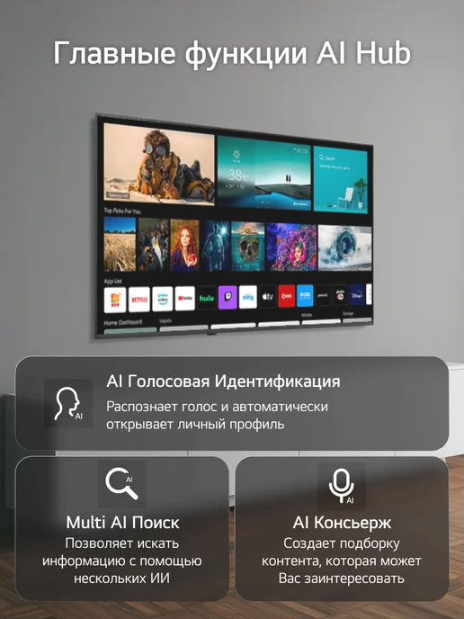 LG Телевизор 75QNED85B6C, 75", Smart TV, 4K, черный, фото 5