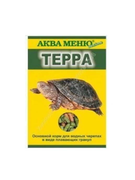 АКВА МЕНЮ Корм гранулы для водных черепах 15 г 3 уп, 15 г, фото 2