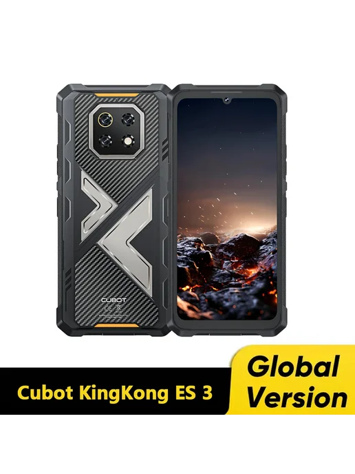 Смартфон Cubot Uniwa Kingkong Es 3 6/256 ГБ, черный