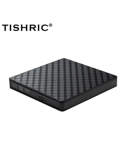 TISHRIC DVD-RW привод USB 3.0 Type C, Белый, белый