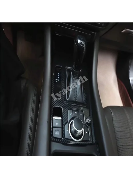 Iyacath Накладка на подстаканник Mazda 6 Atenza 2020-2021, карбон, вариант, фото 6