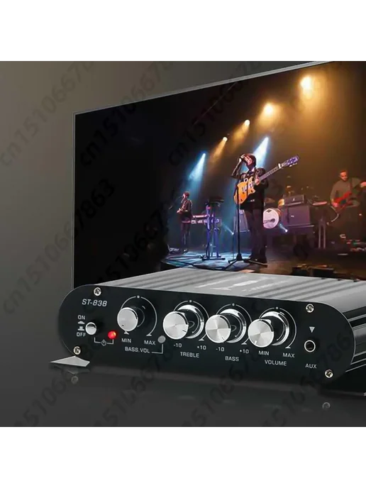 VKTECH ST-838 черный 2.1-канальный усилитель, черный, фото 3