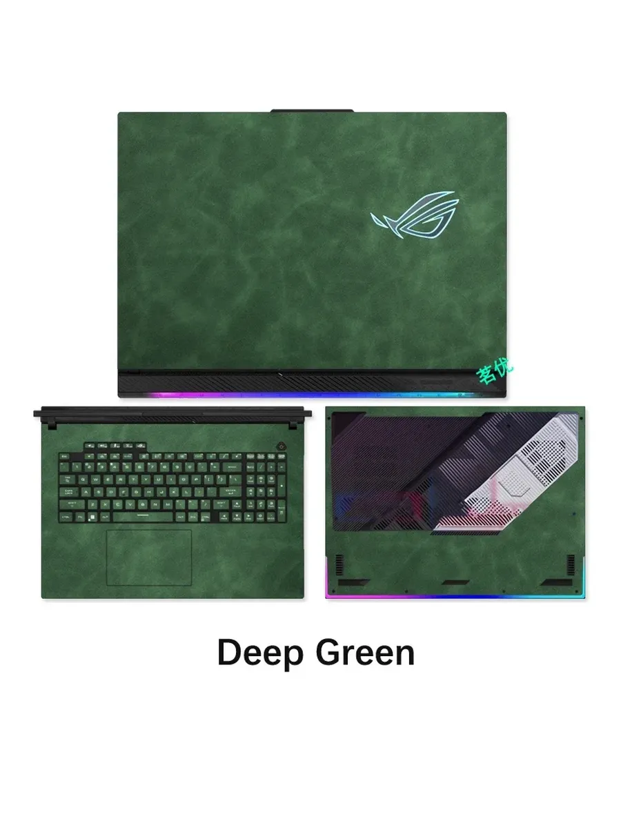 Наклейки для ноутбука ASUS ROG Strix G16 Зеленый, G16 2025 G