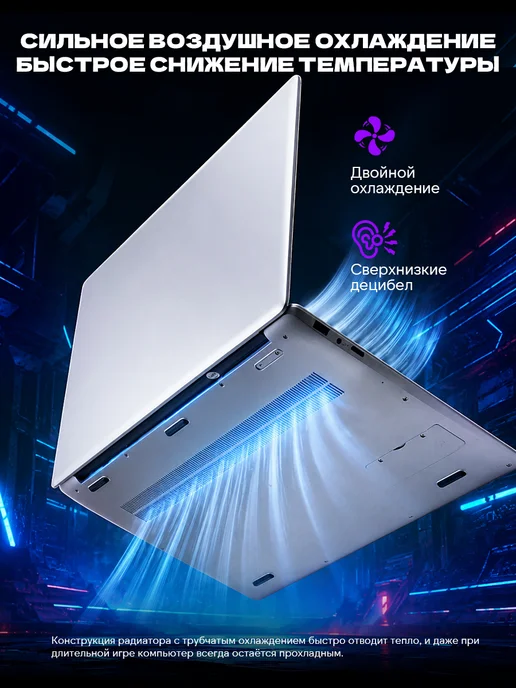 Ноутбук для работы и учебы 15.6" Intel i7 32 ГБ +2048ГБ, 32 ГБ, 2048 ГБ, фото 3