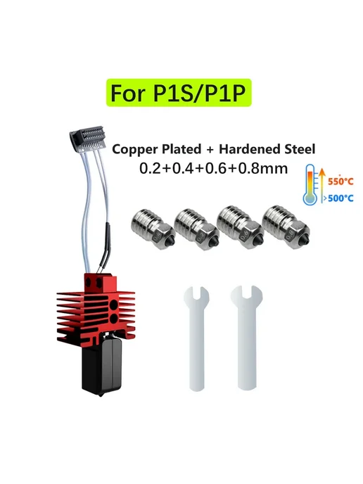 SAHVAIM Горячий конец Bambu Lab P1 Hotend-J2468, P1