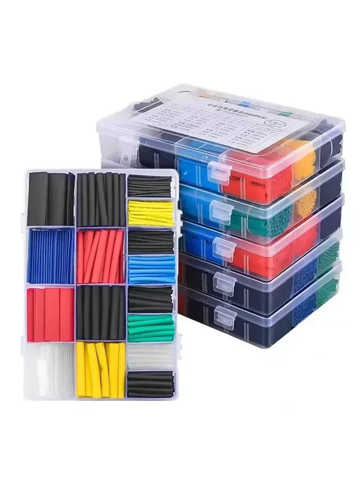 HawkSpeed Термоусадочная трубка набор 580pcs с коробкой, 580 шт, фото 7