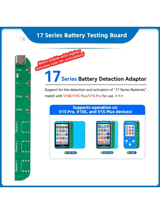 Нет бренда JCID 17 series Battery Adapter Battery Board, вариант, фото 5
