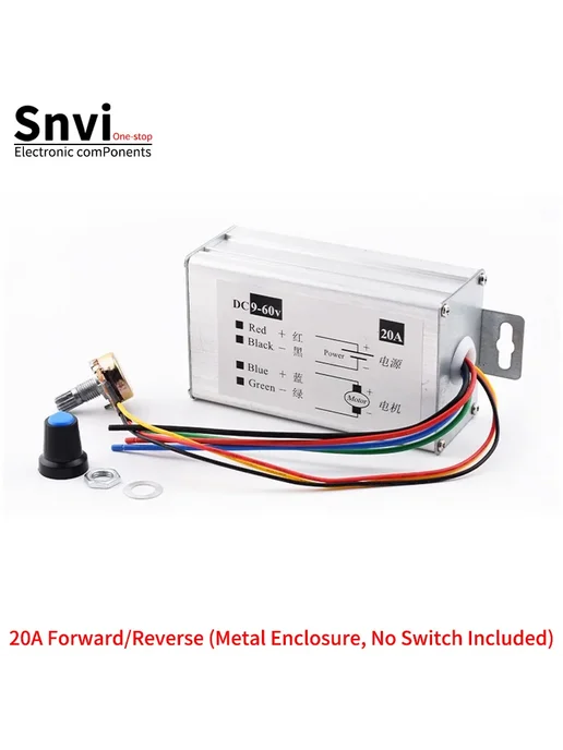 SNVI Регулятор скорости 240Вт 20A F-R W-O SW, 240 Вт