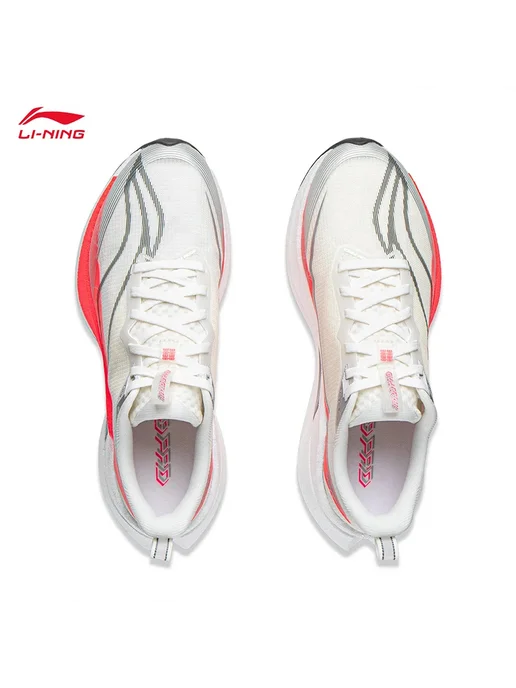 LI-NING RED HARE 9 PRO Женские кроссовки BOOM FIBER Светоотр, красный, фото 6